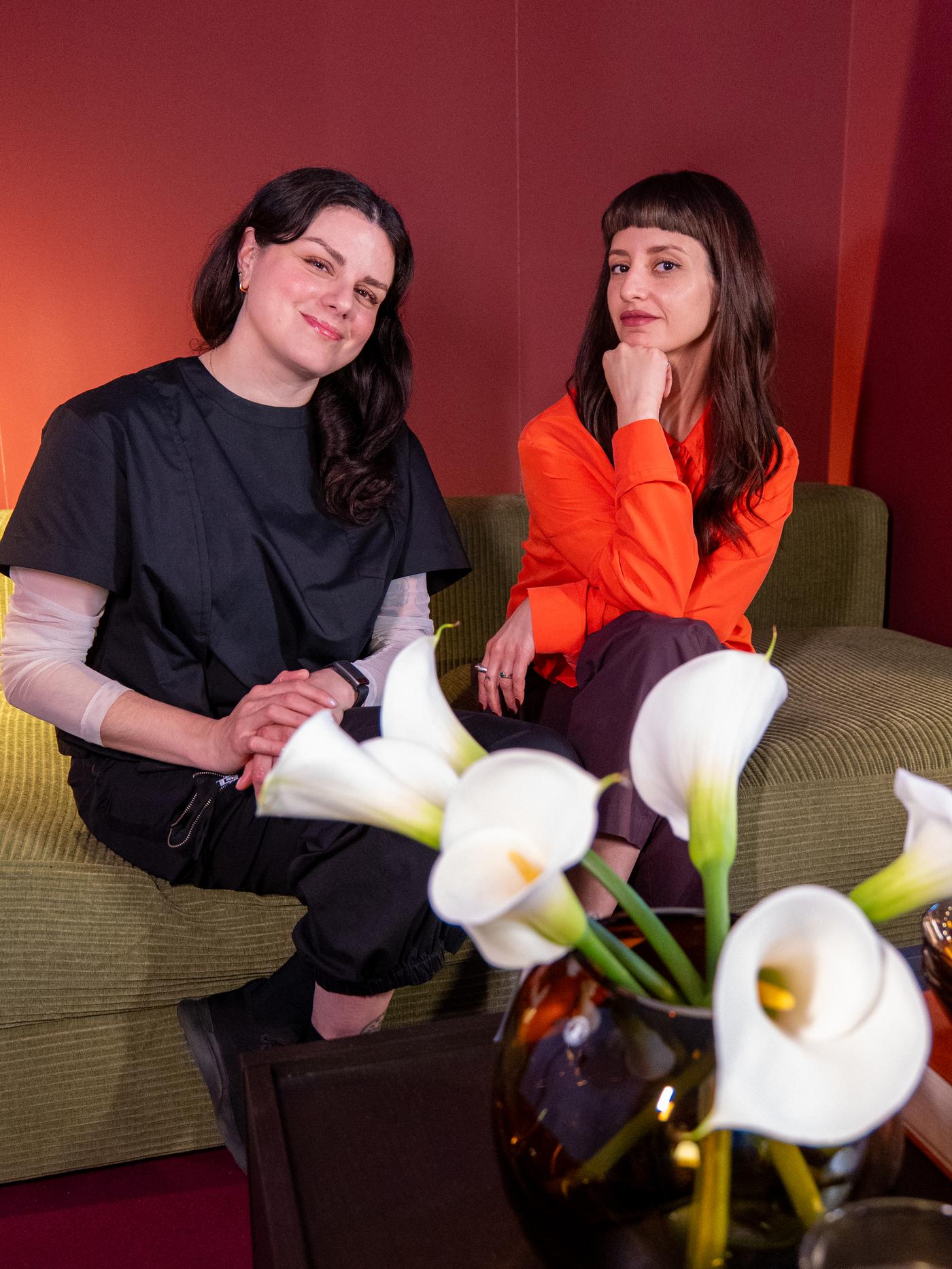 Portrait of Maye Ruiz and Rosio Sanchez.