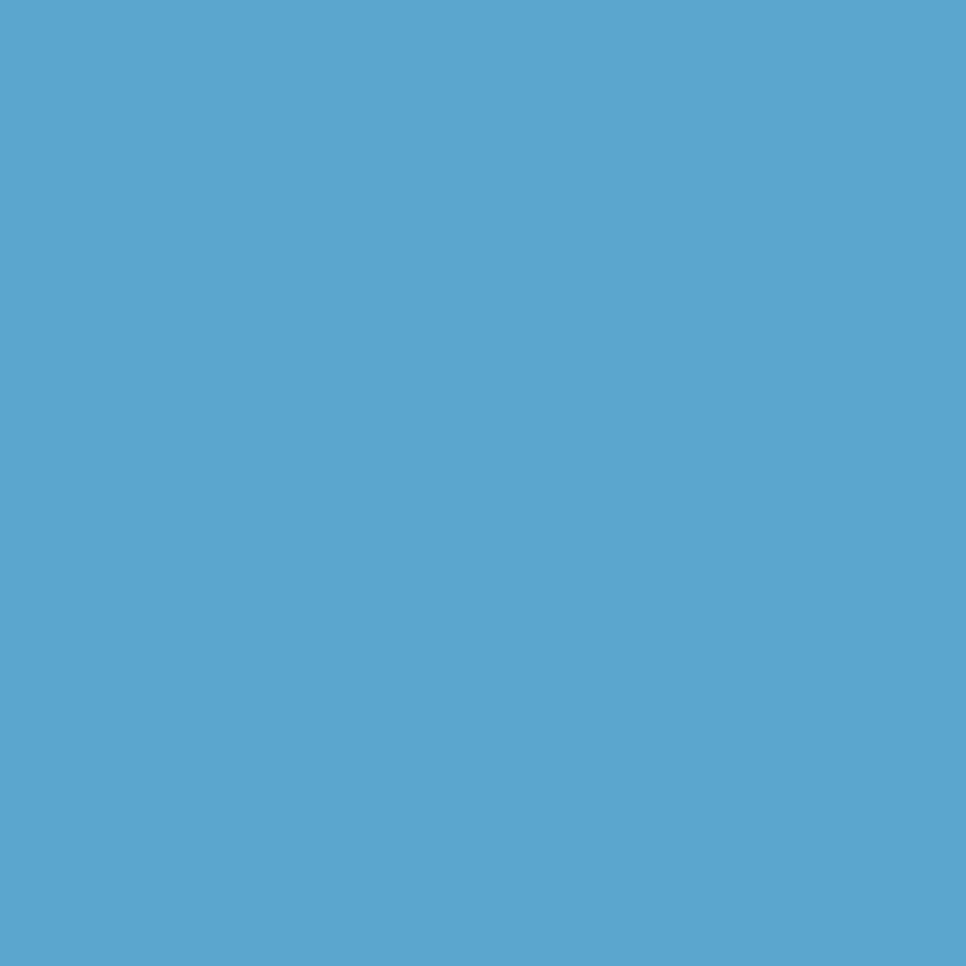 A sky blue block of colour.