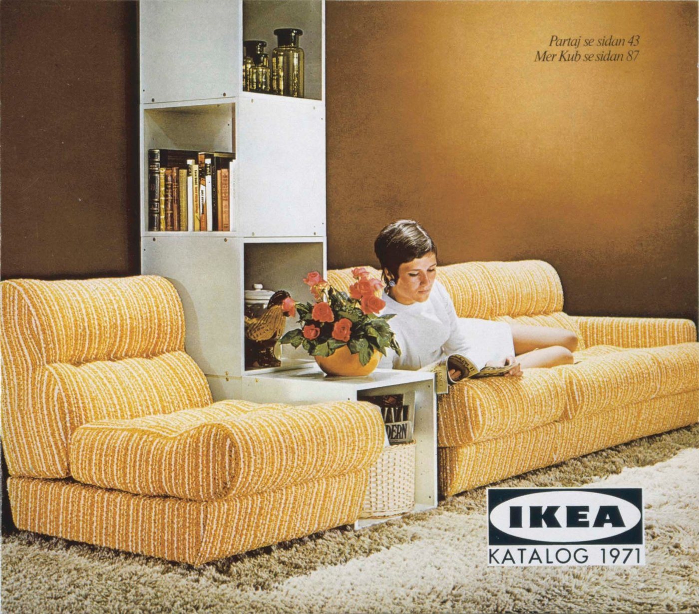 The cover of the IKEA catalogue from 1971.
