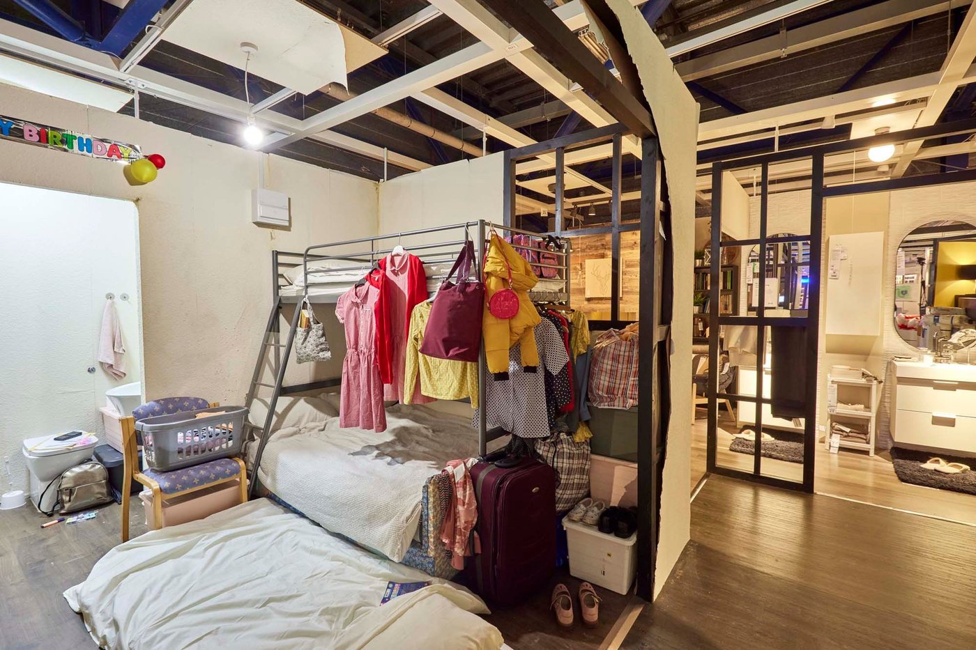 One of the real-life roomsets in the IKEA Warrington store.