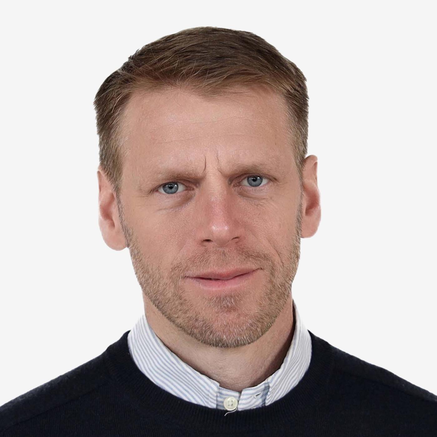 A head and shoulder portrait of Innovation Ventures Manager, Robert Carleke.