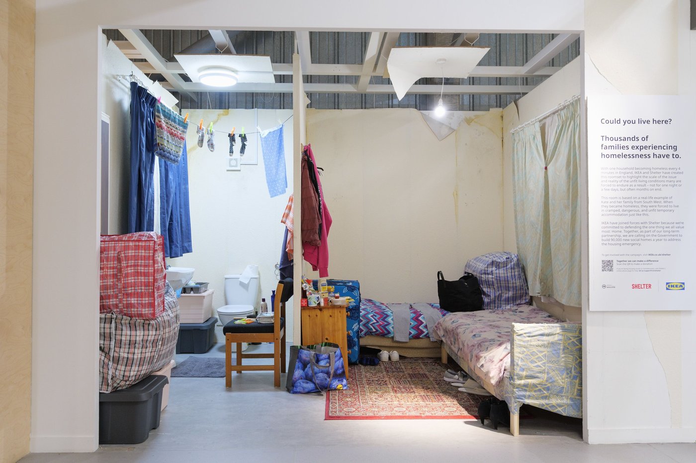 A real-life roomset at the IKEA Bristol store.