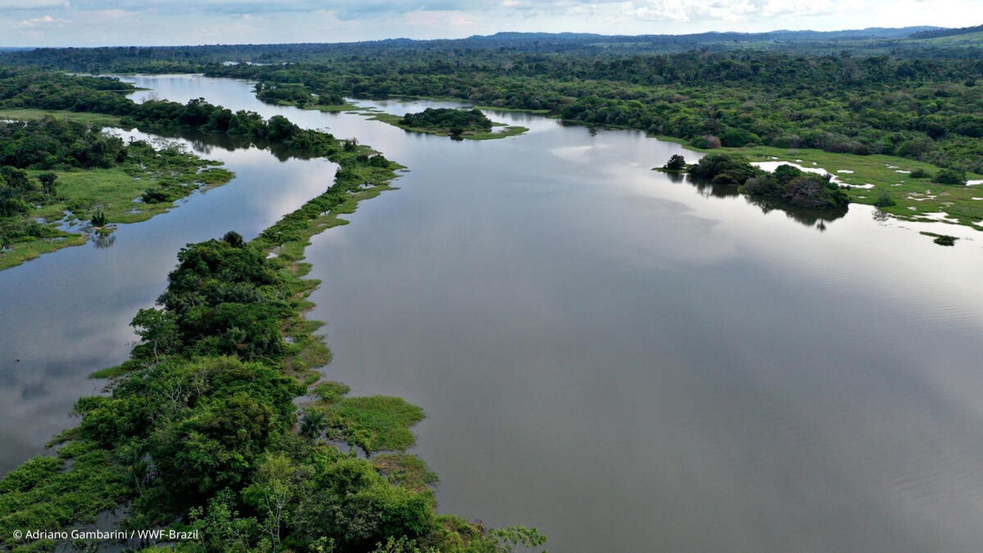 View of The Tapajós river. May 31, 2022, © Adriano Gambarini / WWF-Brazil