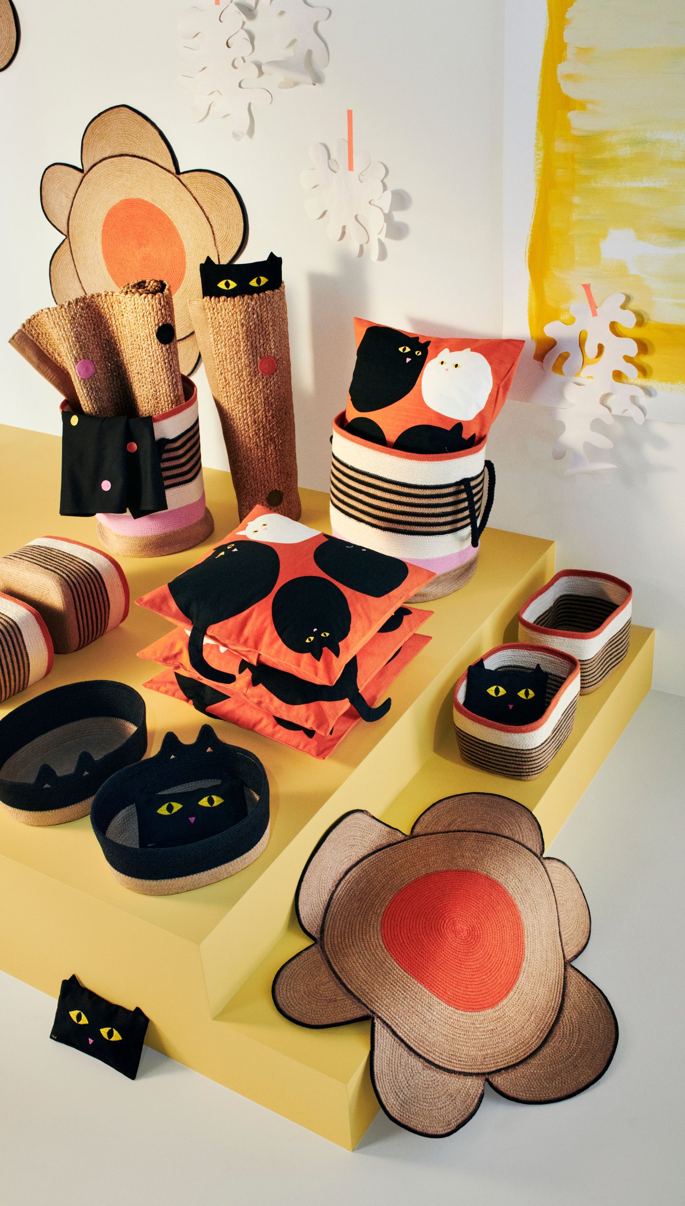 A overview of the products in this collection from a high angle.