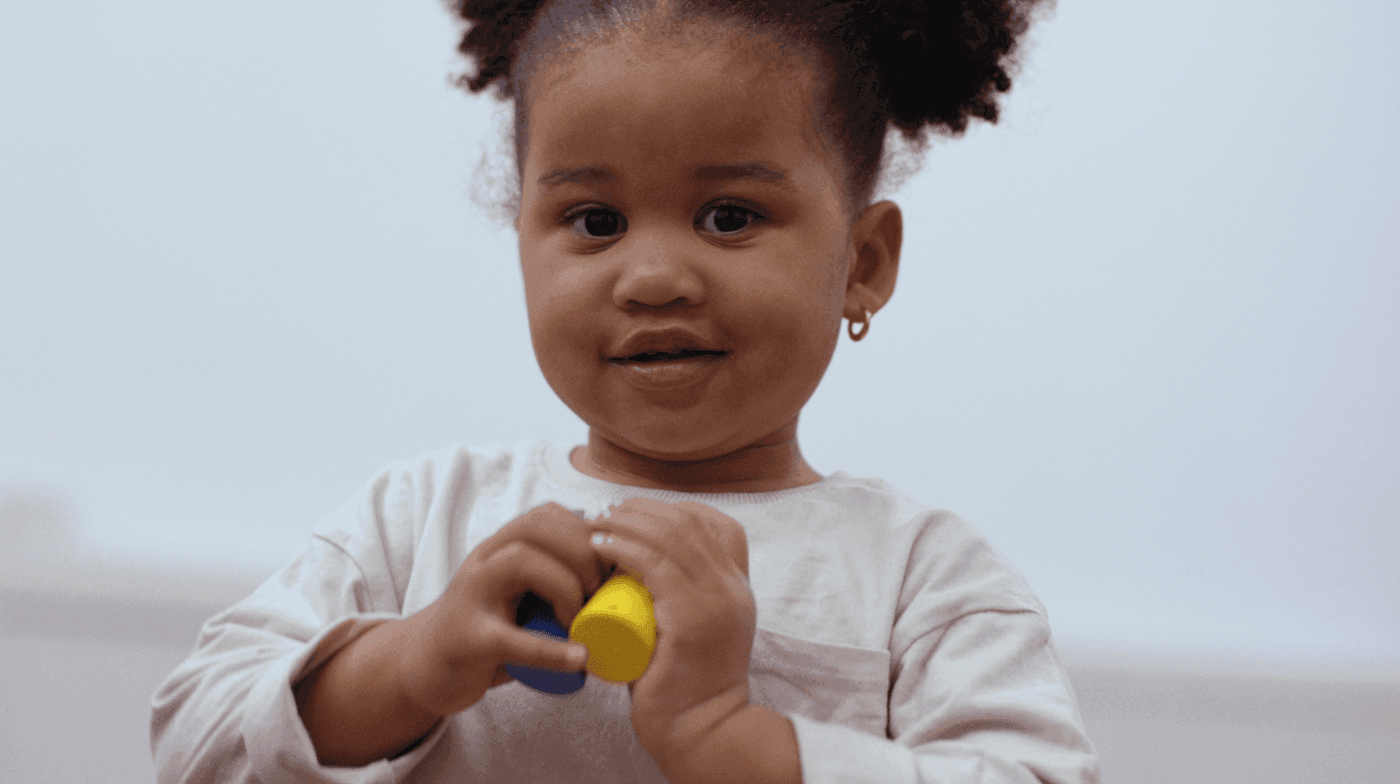 A film of two minutes about the latest IKEA Global Play Report 2024. In the video several children are playing with different items in a big room with wooden floor and white walls.