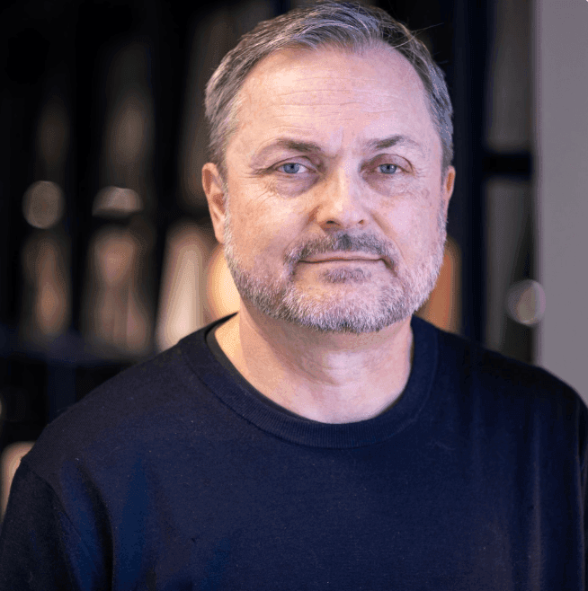 A head and shoulders portrait of a person.