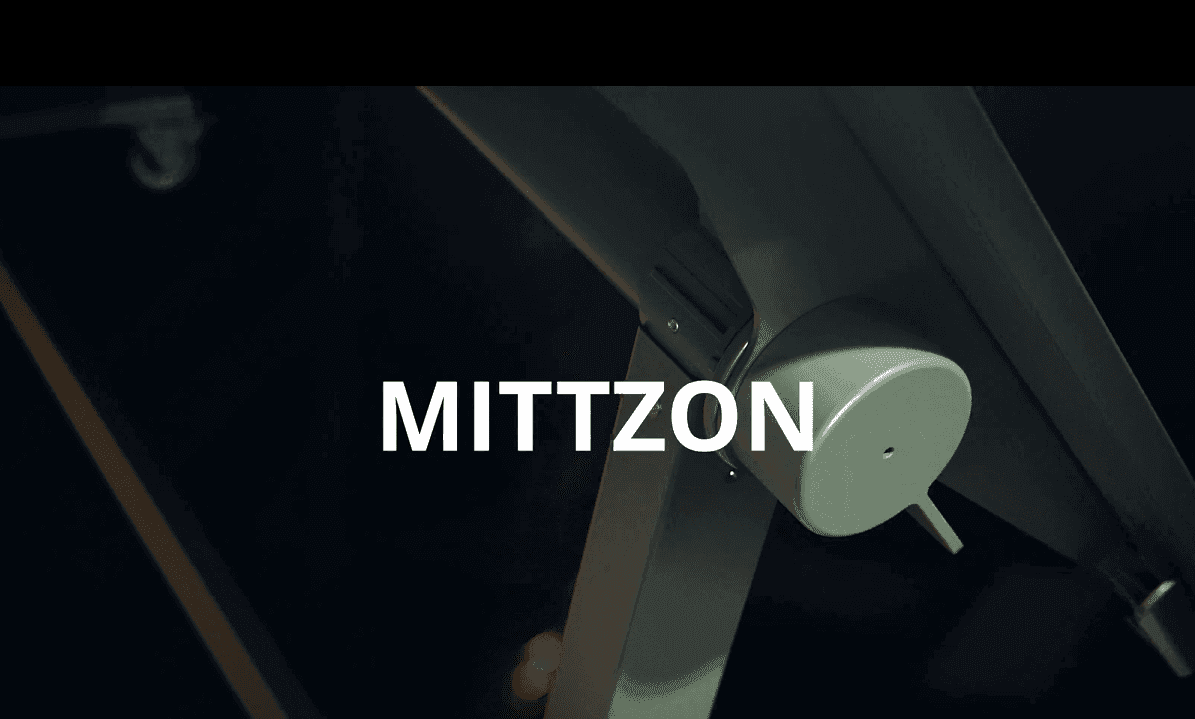Video showcasing the variety of products of the new MITTZON collection, like desks, chairs and other office related products.