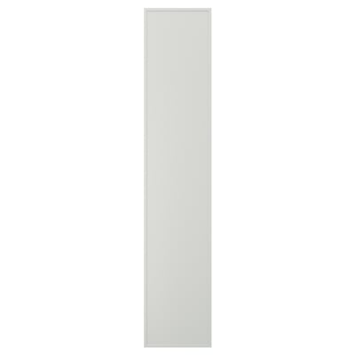 ASPUDDEN Vrata, svijetlo siva, 40x200 cm