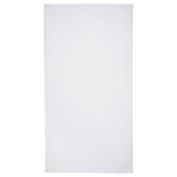 Bijela pravokutna pamučna tkanina, jednostavnog dizajna, idealna za projekte šivanja.