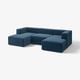 JÄTTEBO modularna sofa, tirkizna. Udoban, u obliku slova U s prostorom za odlaganje, idealan za opuštanje i druženje.