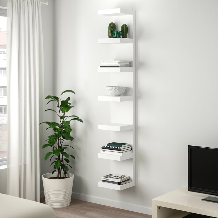 LACK Zidni regal, bijela, 30x190 cm - IKEA