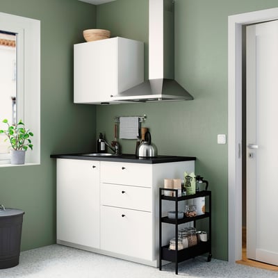 NISSAFORS Kolica, crna, 50.5x19x67 cm