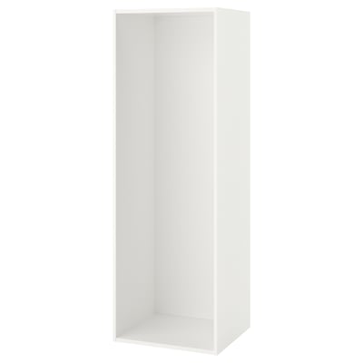 Bijela PLATSA skladišna jedinica, minimalistički dizajn, kvadratnog oblika, sastavljava.