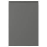 Siva VOXTORP vrata ormarića, elegantan dizajn s integriranim ručkama.