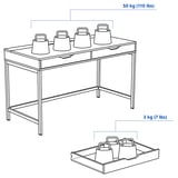 Illusztráció a termék méreteivel: ALEX.