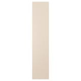 Függőleges bézs ajtó, újrahasznosított anyag, szuper matt felület.