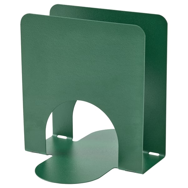 Zöld szalvétatartó, porszórt, modern minimalista.