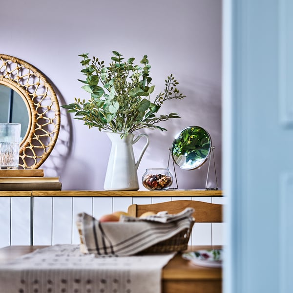 SMYCKA Művirág-csokor, bel/kültér eukaliptusz/zöld, 60 cm