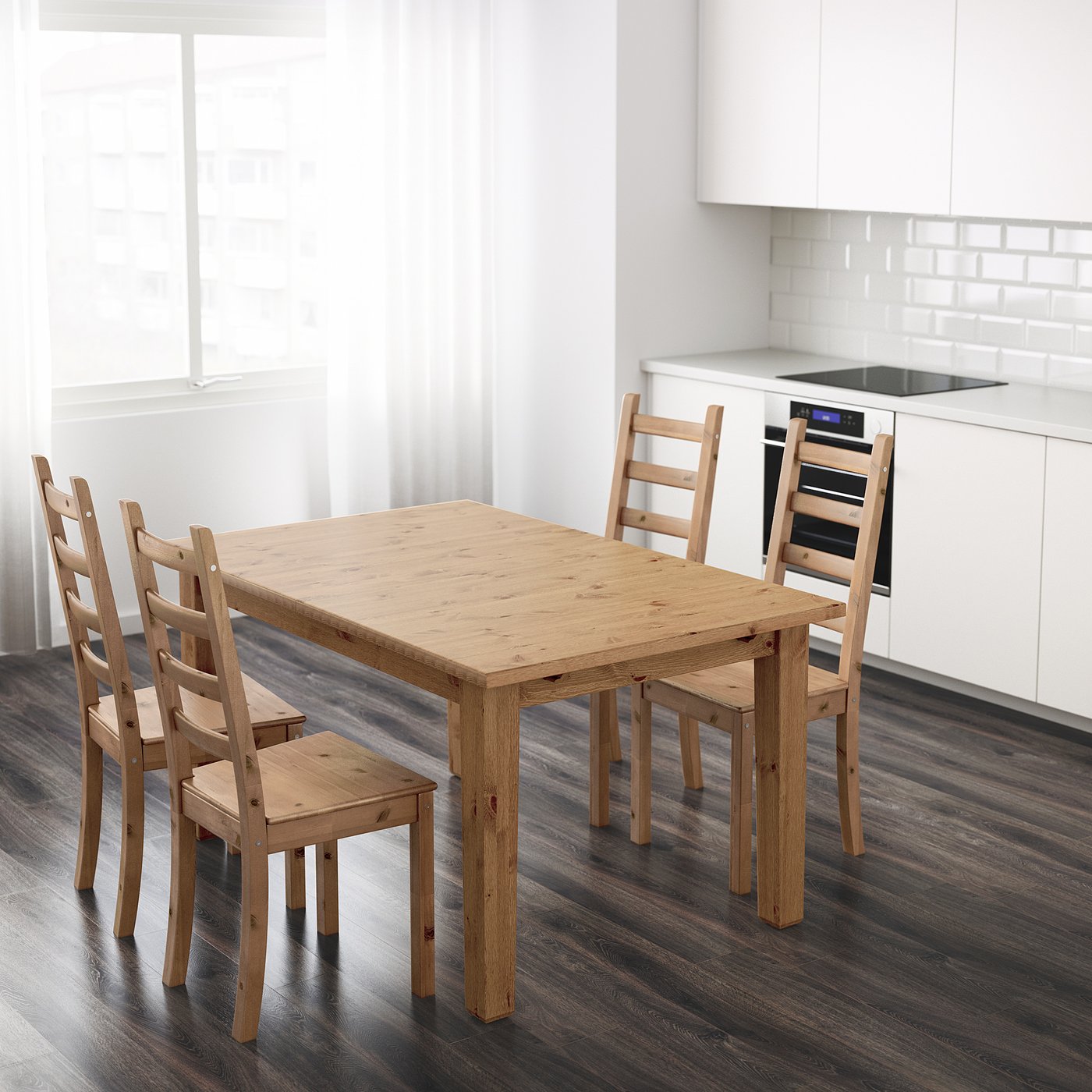 STORNÄS meghosszabbítható asztal, ant.hat, 147/204x95 cm - IKEA