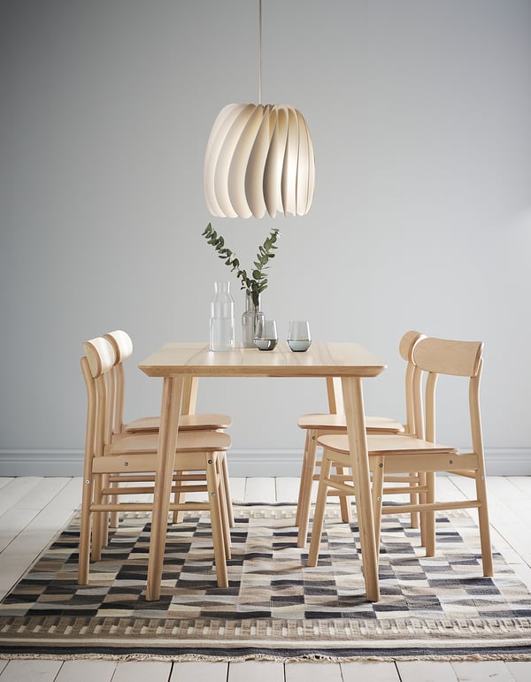 Tarbak Szonyeg Sikszovott Kezzel Keszult Szurke Bezs Ikea