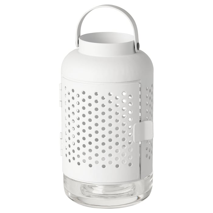 ÄDELHET Lantern for tealight, white, 21 cm IKEA Ireland