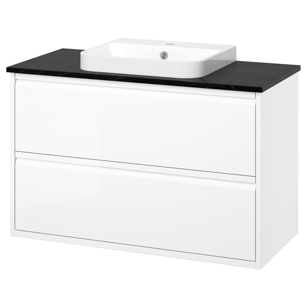 ÄNGSJÖN / BACKSJÖN Wash-stnd w drawers/wash-basin