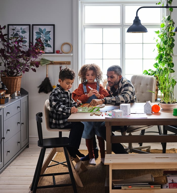 AGAM Junior chair, black IKEA Ireland