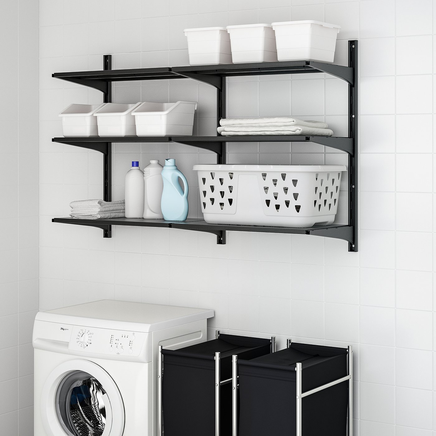 ALGOT Bracket, black IKEA