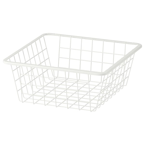 ALTARLIDEN Wire basket, white, 40x42 cm