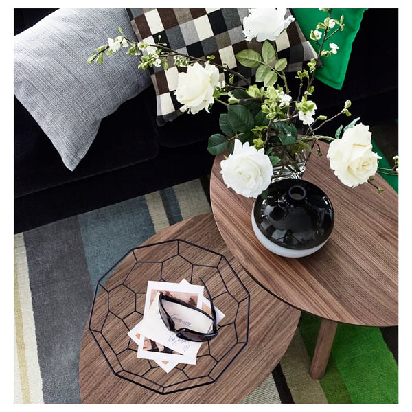 Arbete Decorative Bowl Black Ikea