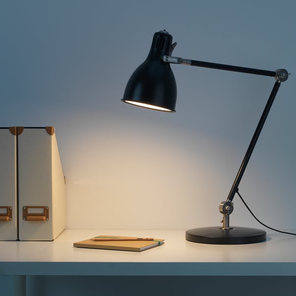 ARÖD Work lamp, dark grey anthracite - IKEA Ireland