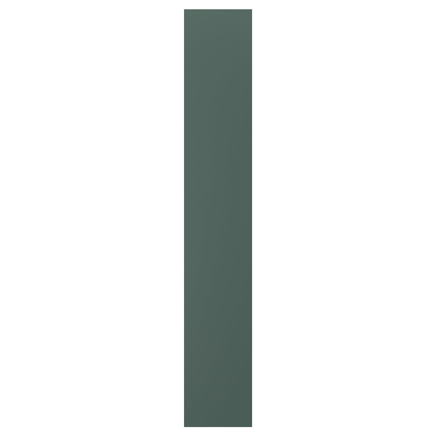 ASPUDDEN Cover panel - dark grey-green 39x240 cm