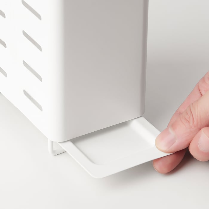 AVSTEG cutlery stand, white, 13 cm IKEA Ireland