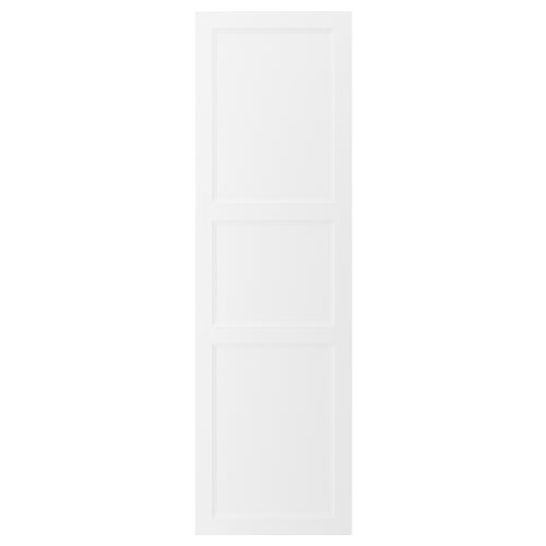 AXSTAD, white, fiberboard, matte, rectangular, inset panel design.