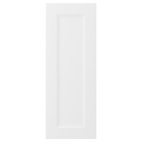 AXSTAD door, white, fiberboard & foil, rectangular, inset panel.