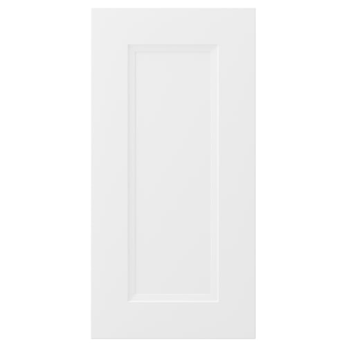 AXSTAD door, white, fibrous, inset panel, modern/traditional design.