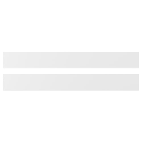 AXSTAD, white drawer front - matt plastic foil, soft lines for modern & traditional kitchens