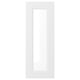 AXSTAD, white cabinet door, square shape with inset panel, matte surface, recycled plastic and fiberboard.