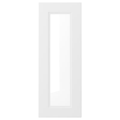 AXSTAD, white cabinet door, square shape with inset panel, matte surface, recycled plastic and fiberboard.