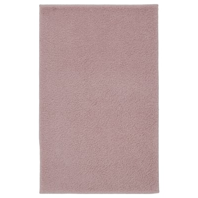 BACKMÅRA rug, light pink, soft, square, plain texture, recycled polyester.