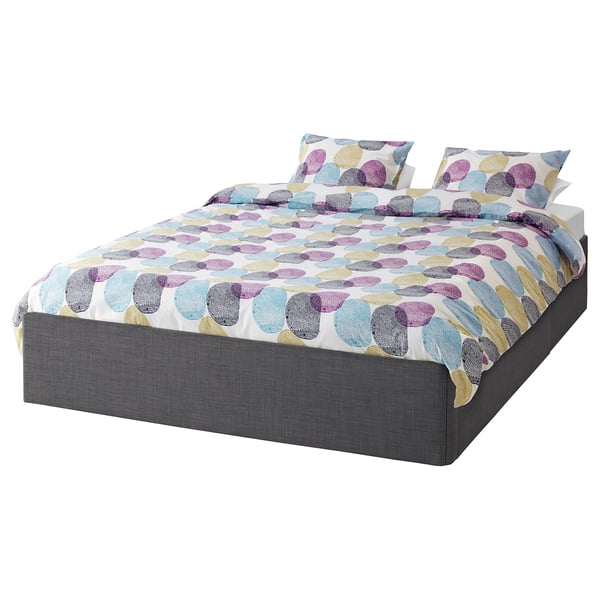Balestrand Divan Base With 2 Drawers Skiftebo Grey Ikea