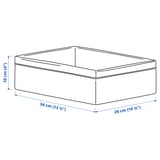 Illustration with measurements for the product: BAXNA.