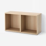 BESTÅ Frame, white stained oak effect, 120x40x64 cm