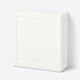 BESTÅ Shelf unit with door, white/Hanviken white, 60x22x64 cm