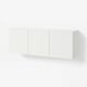BESTÅ Wall-mounted cabinet combination, white/Lappviken white, 180x42x64 cm