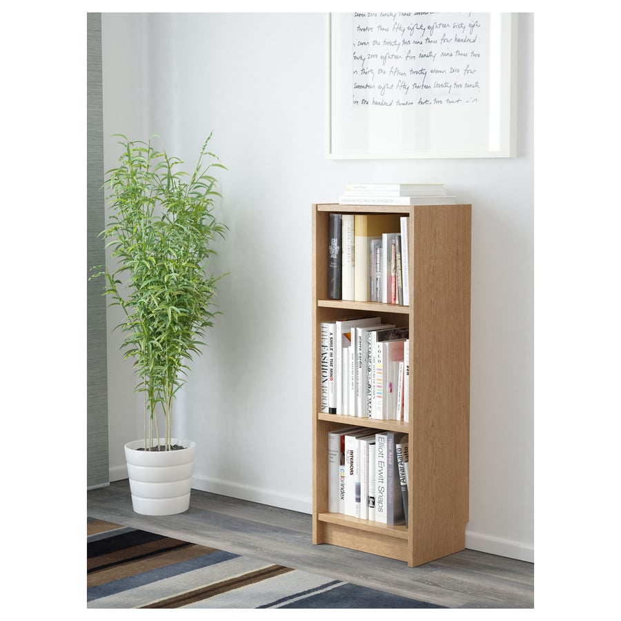 BILLY Bookcase, oak veneer, 40x28x106 cm IKEA Ireland