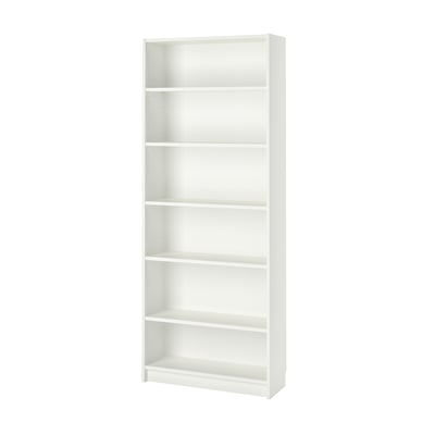 BILLY Bookcase, white, 80x28x202 cm