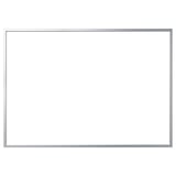 BJÖRKSTA picture frame, silver, rectangular, minimalist design, made of recycled aluminum.