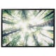 BJÖRKSTA Picture with frame, look up/black, 140x100 cm