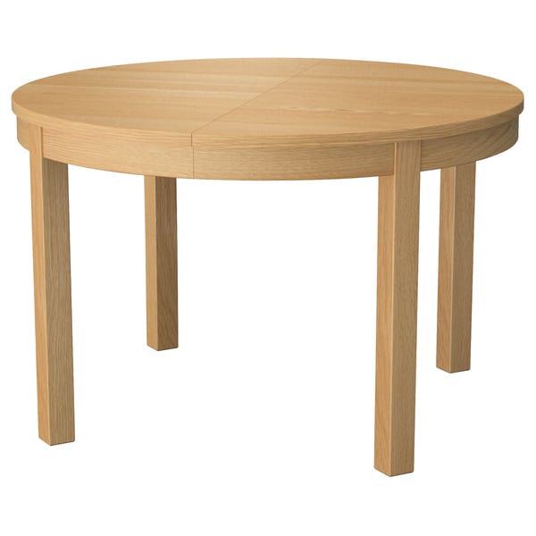 Bjursta Extendable Table Oak Veneer Ikea